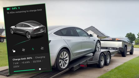 Tesla Cybertruck Owner Tries Towing A Model 3 While Charging It